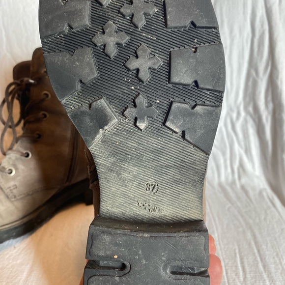 Browns grey leather ankle boots - Picture 2 of 2